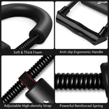 Sportneer Wrist Strengthener Forearm Exerciser Hand Developer Strength Trainer for Athletes, Fitness Enthusiasts, Professionals, Alloy Steel, Black Sportneer