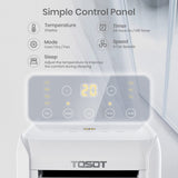 TOSOT 9,000 BTU Air Conditioner Easier to Install, Quiet and 3-in-1 Portable AC, Dehumidifier, White