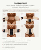 FeelinGirl Workout Waist Trainer Cincher Gym Postnatal Corset Shaper Tummy Slimmer Plus Size for Women Skin XS