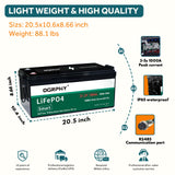 48V Lithium Golf Cart Battery Conversion Kit,with Touch Monitor and Charger