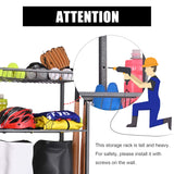 Mythinglogic Garage Sports Equipment Storage, 2 Golf Bag Storage Stand and Other Sports Equipment Mythinglogic