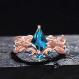 Topaz Wedding ring set (Topaz) Kite