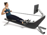 Hydrow Pro Rowing Machine with Immersive 22" HD Rotating Screen - Stows Upright | Live and On-Demand at-Home Workouts, Membership Required Hydrow