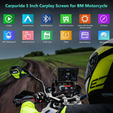 CARPURIDE W502BS for BMW Moto CarPlay & A-Auto Data Reading, Native Wonder
