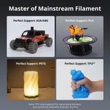 3D Printer, 4 Stunning Multicolor with Anycubic ACE PRO, 600mm/s High Speed and 320℃ Hotend Free-Clog Extruder