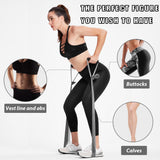 Exercise Bands Resistance Bands Set with Handles, Stretch Bands Workout Bands for Stretching, Latex Free Fitness Physical Therapy Bands Suitable for Rehab