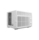 GE Window Air Conditioner Unit, 5,000 BTU for Small Rooms up to 150 sq ft. with Manual Adjustable Fan and Cooling Settings, Perfect for Small Bedroom or Living Room, Easy Install Kit Included, White