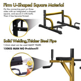 BangTong&Li Power Tower, Pull Up Bar Dip Station/Stand for Home Gym Strength Training Workout Equipment (Black)