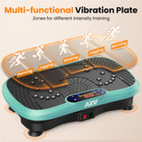 AXV Vibration Plate Fitness Platform Exercise Machine Vibrating Shaking Full Body Shaker Workout Vibrate Stand Shake Board Sport for Weight Loss Fat Burner for Gym Home Office