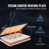 VEVOR Heat Press 16x24, 1700W Power Heat Press Machine, Fast Heating, High Pressure Heat Press Machine for T-Shirt