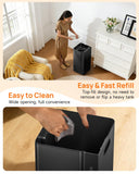 Mifasol Humidifier Large Room, 5.3Gal/20L Warm & Cool Mist Humidifiers for Home 1500 sq ft, Whole House Humidifier, Humidifiers for Bedroom Home Plants Office Large Areas, Black