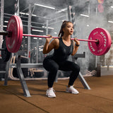 RitFit 7ft Olympic Barbell Bar, General Purpose Weight Bar Suitable for Olympic Lifts and Power Lifts, 500LBS Capacity