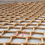 Sturdy Decorative Fishing Net - Kid's Protective Hemp Rope Net for Outdoor Use - 2x9m (6.6x29.5ft) - Ideal for Stairs, Home Decor, and Parties