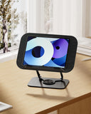 Viozon Book Stand for Reading,Book Holder, Height&Angle Adjustable, 360° Rotating Base, Foldable and Portable, Lightweight for Office, Kitchen, School Textbook, Recipe, Magazine,Kindle,Table B