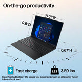 ThinkPad E16 Gen 3 Business Laptop Computer, Intel Ultra 7 255H (2026 Edition), 16GB DDR5 & 512GB SSD, Long Battery Life
