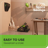 Greenworks 60V 17" Brushless (Push) Lawn Mower, 4.0Ah Battery and 3A Charger