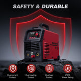 ARCCAPTAIN 60A Non-HF Plasma Cutter Machine, Blowback Pilot Arc, 110V/220V