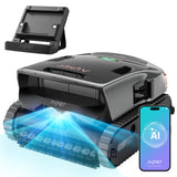 Aiper Scuba V3 Ultra AI-Cognitive Robotic Pool Cleaner & Skimmer with Dual-Camera AI Vision, All-in-One Cleaning, 8,500 GPH Suction, Smart Surface Parking & Multi-Layer Filtration, Grey