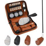 Golf Accessories Kit with High-Grade Handbag, Golf Balls, Rangefinder, Brush, Golf Tees, Multifunctional Divot Knife + More