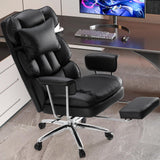 Home Office Desk Executive Chair - Ergonomic Big Tall High Back with Footrest & Lumbar Support