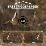 M. A. C.® 4K Trail Camera equipped 48MP Resolution, 0.2s Trigger Speed, 2" TFT Display, IP65 Waterproof, Game Camera with Night Vision Perfect for Wildlife, Home Security & Hunting The Men's Authority