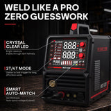 YESWELDER 6-in-1 Welder & Plasma Cutter Combo, 110V/220V MCT-520