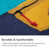 WHTE MOSS Suparpine II Hammock for Camping with Straps Included (Deep Blue, Double)
