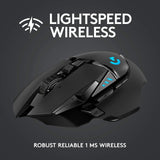 Lightspeed Wireless Gaming Mouse with Hero 25K Sensor, PowerPlay Compatible - Black Logitech G