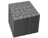 Mapleyard 144 PCS Plastic Interlocking Deck Patio Tiles, Grey, Stone