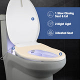 Toilet Seat, Warm Water, Luxury Smart Heated Rivix