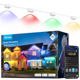 Govee Permanent Outdoor Lights Pro, 150ft with 90 RGBIC LED Lights for Daily and Accent Lighting, 75 Scene Modes for Outdoor Decor, IP67 Waterproof, Works with Alexa, Google Assistant, Matter, White