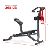 Sunny Health & Fitness Full Body Stretch Machine, Versatile Padded Trainer Back Stretcher, Stretching Equipment with Pivoting Seat, Self-Leveling Pedals, and Multi-Use Handlebar - SF-BH621002