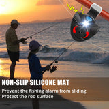 Electronic Fishing Bite Alarm with 10 Bonus Batteries – LED & Sound Alert, Sensitive Siren for Day & Night Carp Fishing, Waterproof Sensor for Bank Fishing Rods