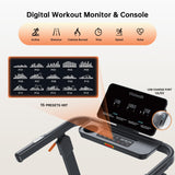 Vitalwalk Foldable Walking Pad Treadmill with Incline 20%/15% Auto, 48"x18"
