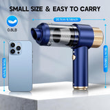 Handheld Car Vacuum Cleaner, 16000PA Car Vacuum Portable Cordless, 2 in 1 Air Duster and Vacuum Cleaner with LED Light JONYJ