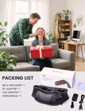 Shiatsu Neck and Back Massager with Heat, Corded Deep Tissue Shoulder Massager for Pain Relief, 3D Kneading Nodes, Eligible for FSAHSA Electric Massage Pillow for Home Office Car, Gift for Men Women