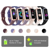 Bakoor Fitness Tracker with 24/7 Heart Rate Blood Oxygen Sleep Monitor, 1.10" AMOLED Touch Screen Step Trackers, IP68 Waterproof Steps Counter Pedometer for Women Men