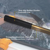 Dutiplus Telescopic Fish Gaff with Stainless Sea Fishing Spear Sharp Hook Tackle, Non-Slip Handle Thickened Aluminium Alloy Pole for Saltwater Offshore Ice Tool