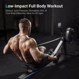 MERACH Rowing Machines for Home, Adjustable Air Resistance Professional Indoor Rowing Machine, Ergonomic Comfort Seat, Performance Monitor and Device Holder, Easy Storage MERACH