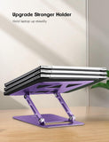 Aoviho Adjustable Laptop Stand for Desk,Portable Laptop Stand Holder and Riser