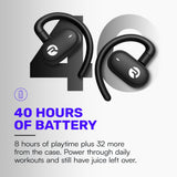Raycon Fitness Open Ear Earbuds – Open Ear Headphones, Earbuds Wireless Bluetooth, Running Headphones, Sweat & Water-Resistant Earphones, 40 Hours Battery Life (Mint)