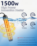 2026 Upgraded Portable Shower with Heater for Camping, 6000mAh Rechargeable Camping Shower Pump with LED Display, 3 Spray Modes 5 Gal Foldable Bucket, Outdoor Shower for Travel RV Pet Bath Car Washing