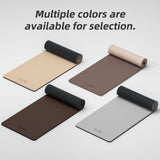 ONLYHE Yoga Mat Thick（8mm）Exercise Mat Non Slip Anti-tear,Pilates Mat for Men and Women,Workout Mats (71"x 24" ) (Light coffee + apricot)