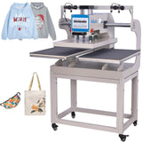 Auto Heat Press Machine, 110V 2000W Commercial Heat Transfer Machine