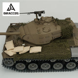 DIRACCOS Modified Edition 1/16 Remote Control US M41A3 Walker Bulldog Tank (Upgraded/Metal Road Wheel & Tracks & Sprocket & Idle Wheel)(5000mah Nimh Battery)(Steel Gear Gearbox)