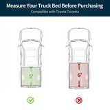 OEDRO Hard Quad-Fold Low-Profile Tonneau Cover Fit for 2024-2026 Tacoma 5ft