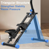 Stair Stepper for Home-Upgrade Vertical Climber Workout Machine for Full-Body Exercise Climber Fitness Equipment with Stable Frame Adjustable Handlebar-Blue