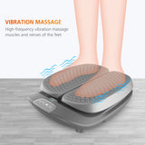 Snailax Vibration Foot Massager with Heat,Remote Control,Adjustable Vibration Speed Electric Massager Machine for Circulation,Plantar Fasciitis, Pain