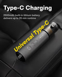 HOTO Car Vacuum Portable Cordless, 4-in-1 Mini Handheld Vacuum, 20000Pa