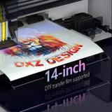 DXZ i3200 14" A3 DTF Printer with Laptop, Industrial High-Speed DTF Printing Machine, A3 Print in 2 Minutes, White Ink Circulation & Stirring, 24/7 Auto-Maintenance, 2-Year Ink Included